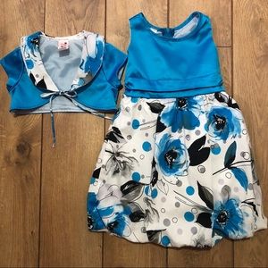 Candy Girl Dressy Dress, Sleeveless with Jacket 2T